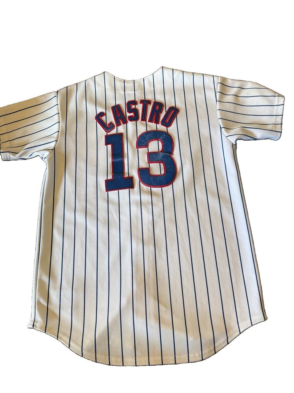 Majestic Authentic Castro Chicago Cubs Baseball Jersey Size Youth Large